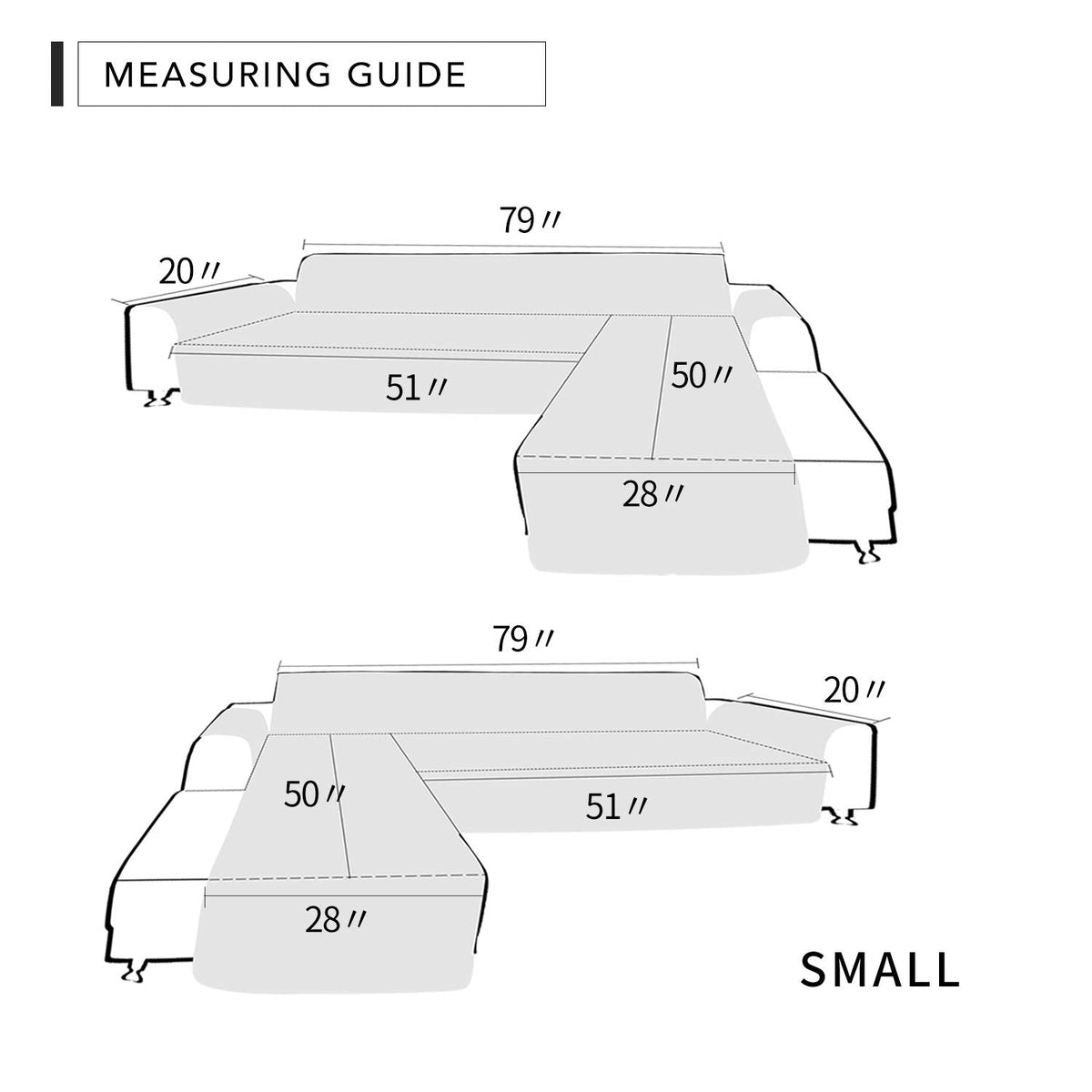 Sectional Couch Covers for Dogs L Shape Sofa Cover Reversible Sofa Slipcover Chaise Lounge Cover Furniture Protector Cover for Pets Dog Cat