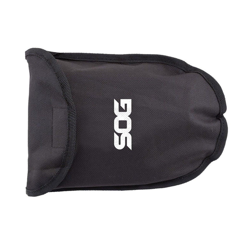 SOG Entrenching Tool- 18.25 Inch Folding Survival Shovel with Wood Saw Edge and Tactical Shovel Carry Case- Black (F08-N)