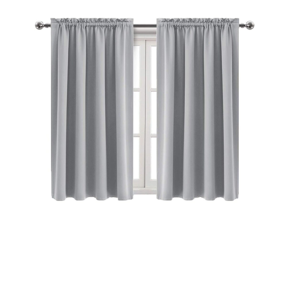 Blackout Curtains for Bedroom Living Room 42 x 54 Inch Long 2 Panels (2 Count)
