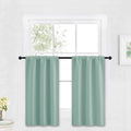 Kitchen Blackout Curtains Over Sink 36 inch Length