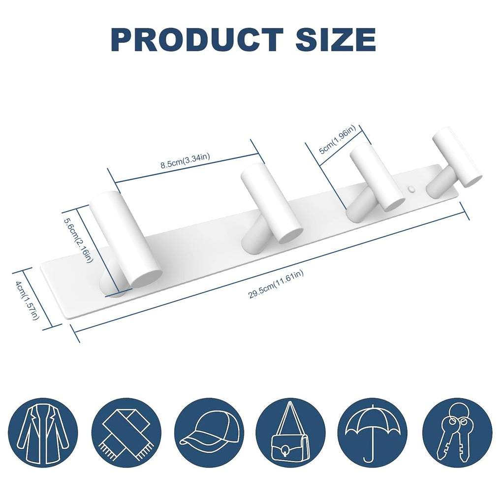 Hat and Coat Wall Mount Rack (2 Count)