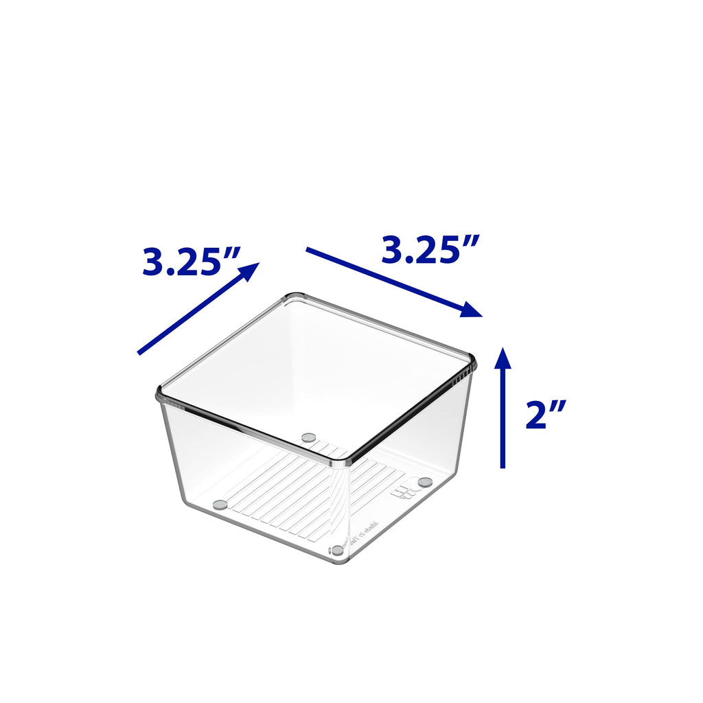 Clear Desk Drawer Organizer (12 Count)