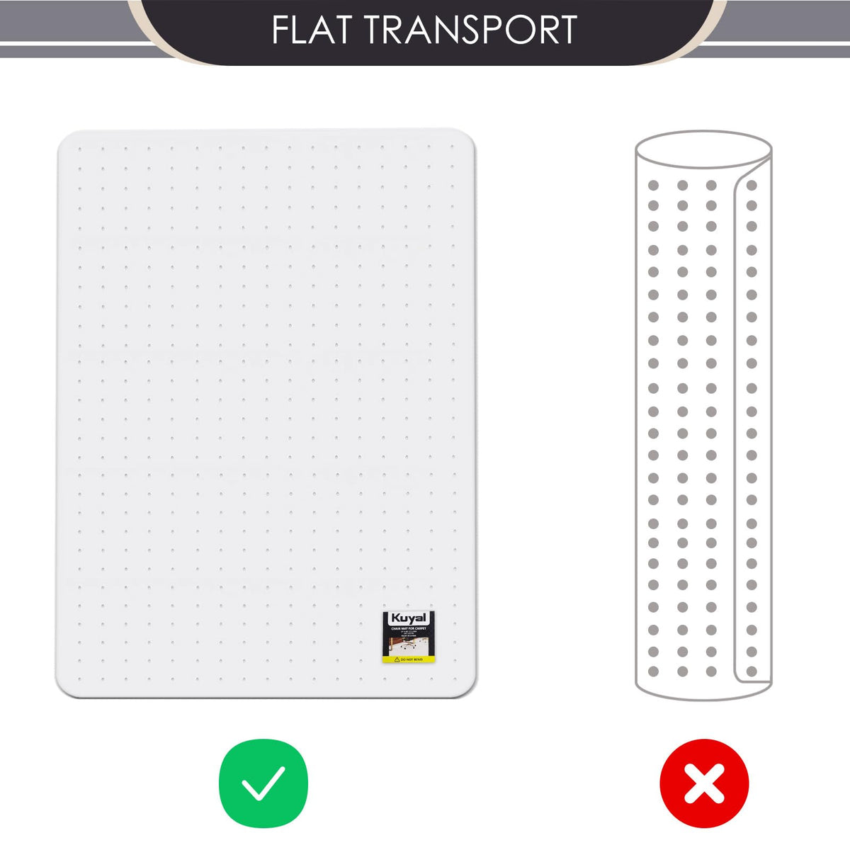 Office Chair Mat for Carpet (2 Count)