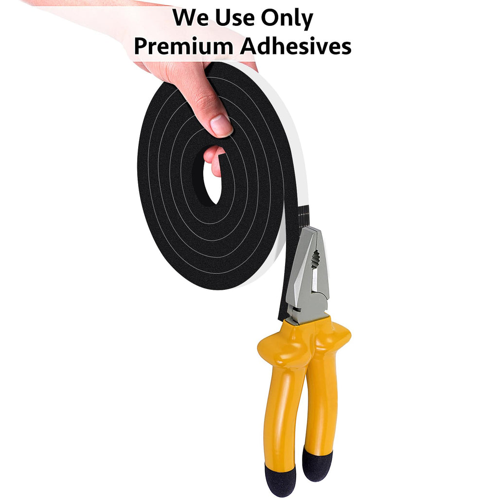 Strong Adhesive Foam Seal Strips for Door & Window (40 Foot)