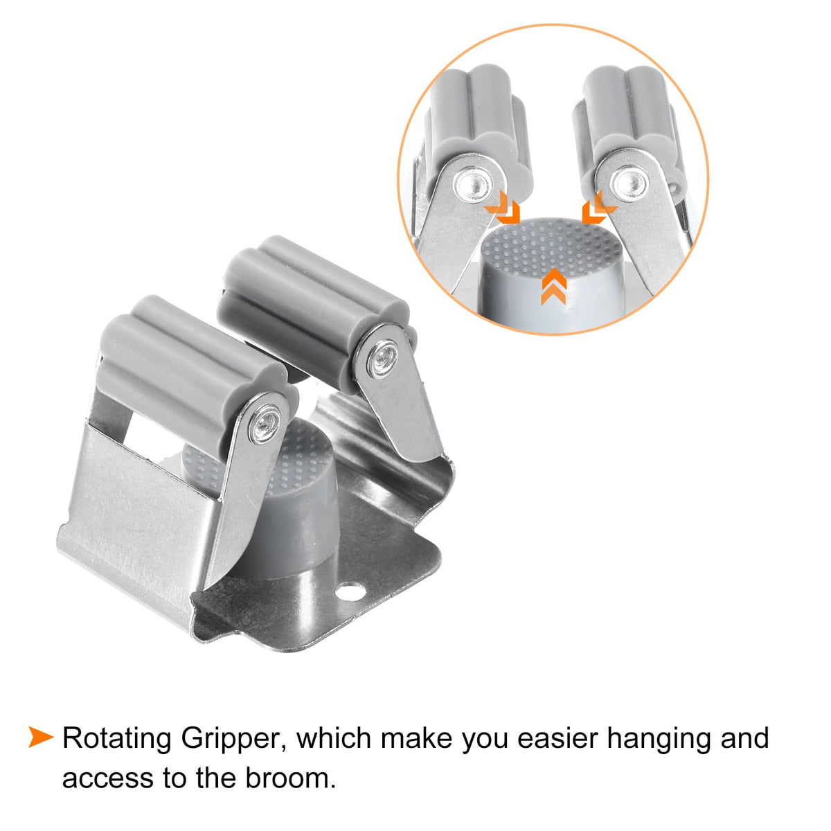 6pcs Mop Broom Holder Wall Mount