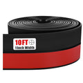 Draft Seal Tape for Doors and Windows 1 in x 10 Ft Silicone Weather Stripping Extra Thick 2mm Door Seal Strip with Strong Adhesive Draft Insulation Stopper Side Seal
