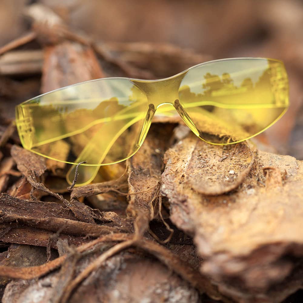 Yellow Safety Glasses (12 Count)