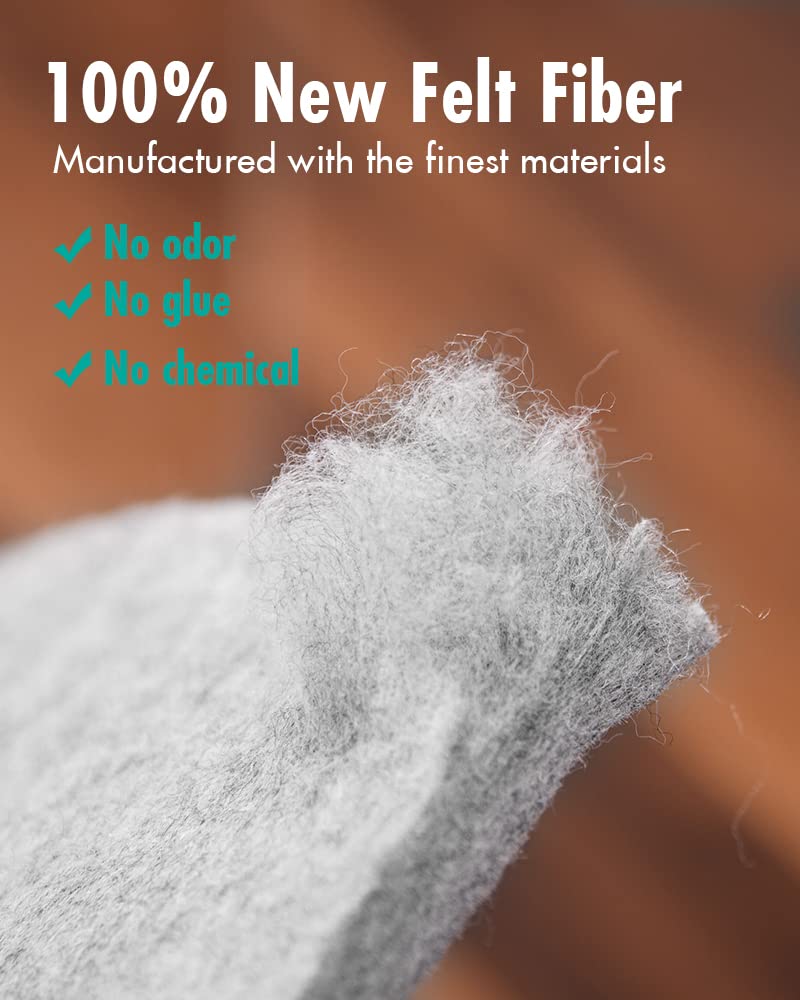 6x9 Non Slip Felt Rug Pad for Hardwood Floors (54 Sq Ft)