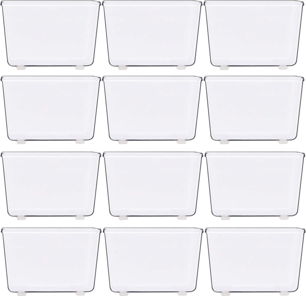 Clear Desk Drawer Organizer (12 Count)