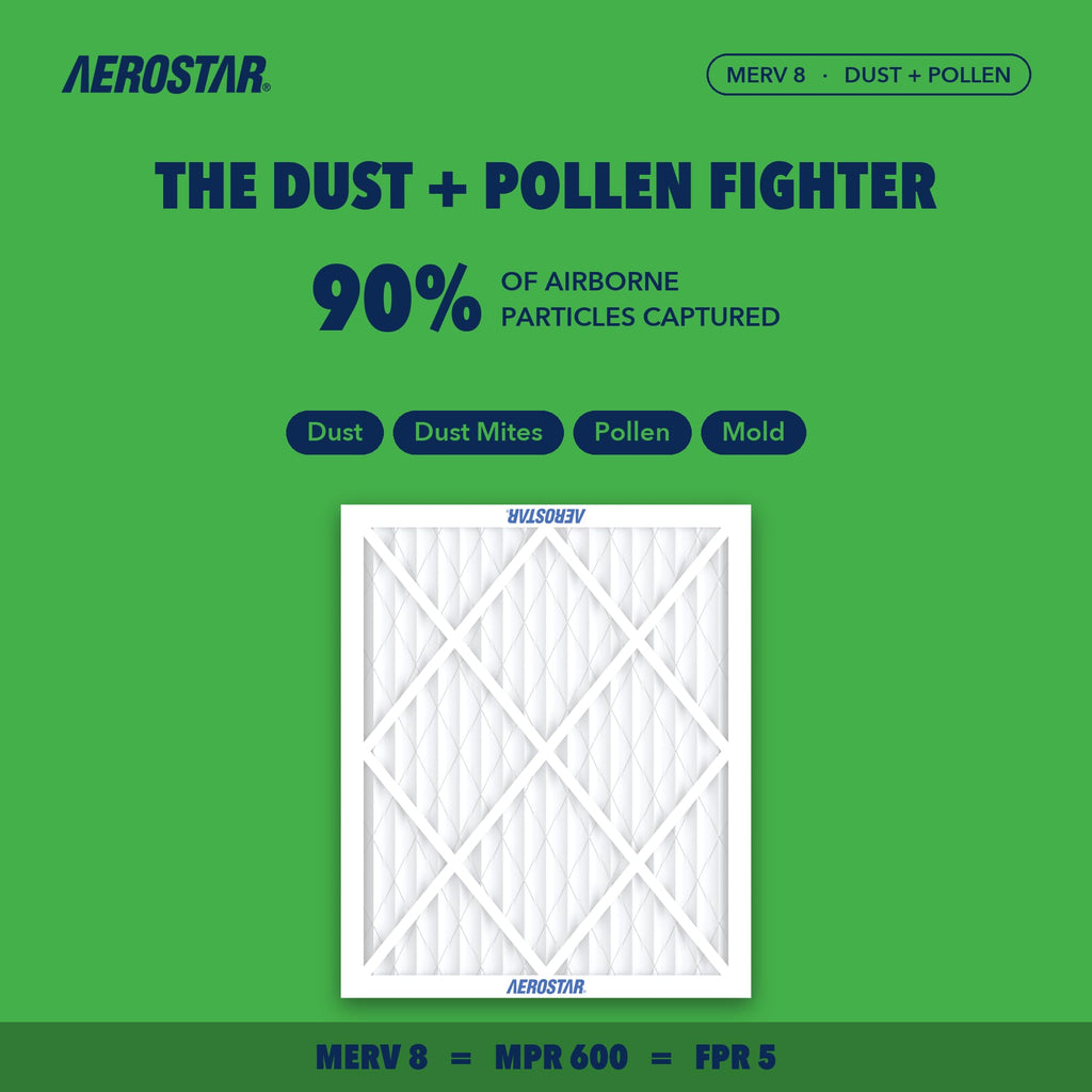 Air Filter 16x18x1 MERV 8 AC Filter (12 Count)