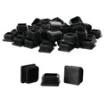 7 8" Square Tube End Cap Plastic Plugs Chair End Caps 0.86 Inch (40 Count)