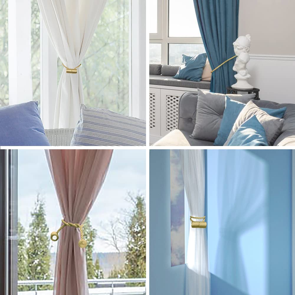 YUNGOO 18 Inch Strong Magnetic Curtain Tiebacks