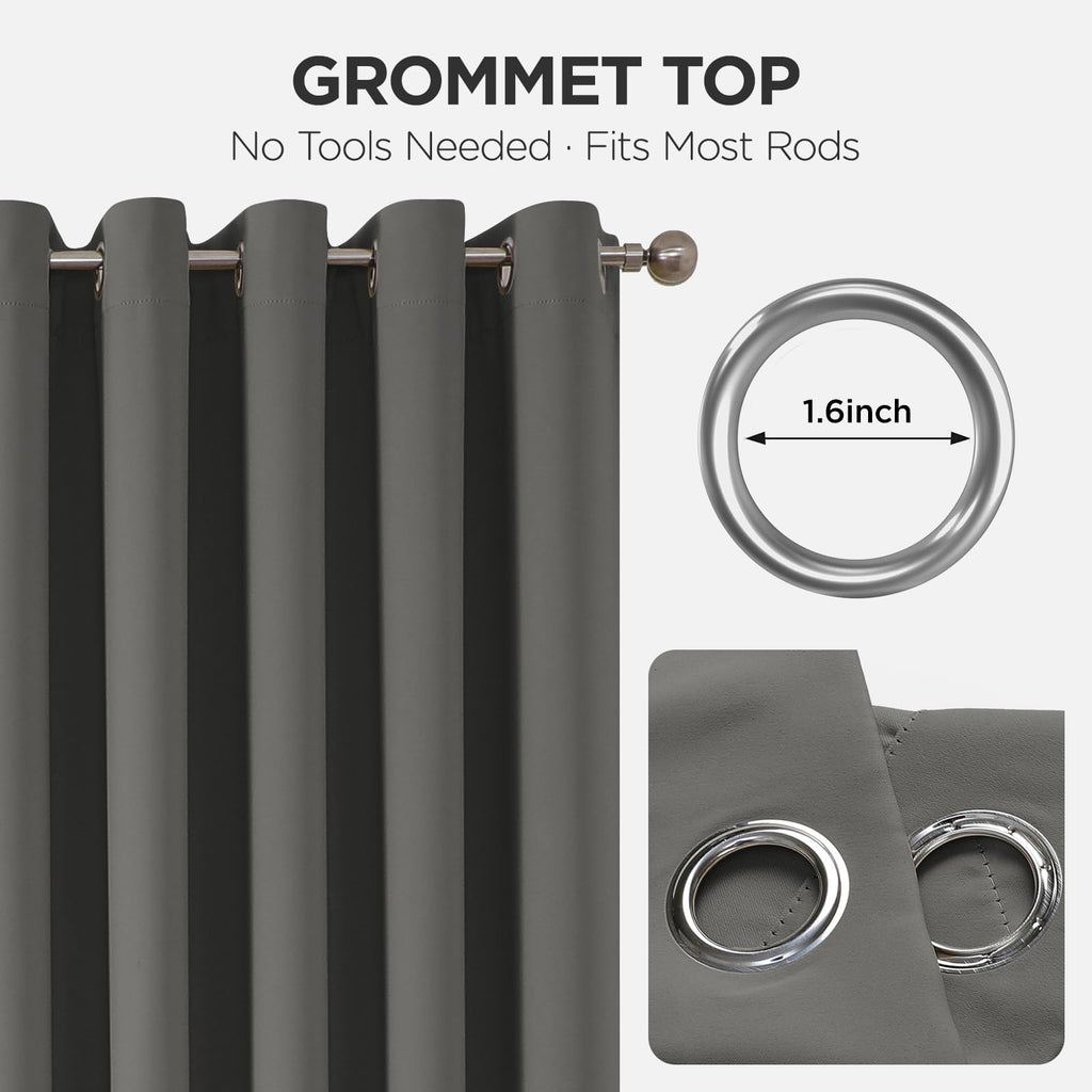 Door Curtain Blackout Curtains for Doorway Privacy Closet Drapes