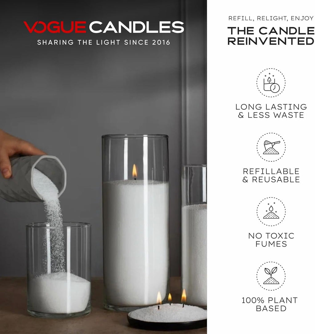 Vogue Candles Nude Pearled Candle Sand Wax Kit (240 Ounce)