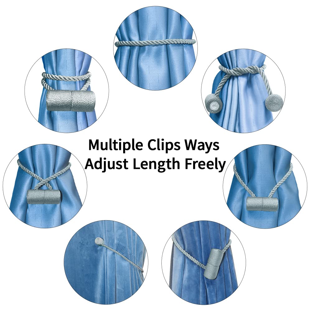 18 Inch Strong Magnetic Curtain Tiebacks (2 Count)