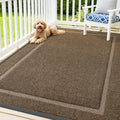 OLANLY Front Door Mat Outside 71x47, All-Season Heavy-Duty Rubber Doormat