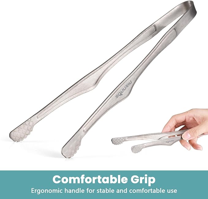 Camping Cookware Set, Camping Grill Pan or BBQ Tongs Set Portable Outdoor Cookware Lightweight Grill Pan for Backpacking Cooking Picnic