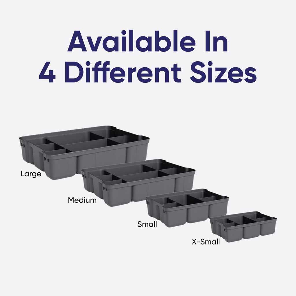 Storage Container Organizing Tray for Superio Bin or Drawer Plastic Organize Sewing (2 Count)