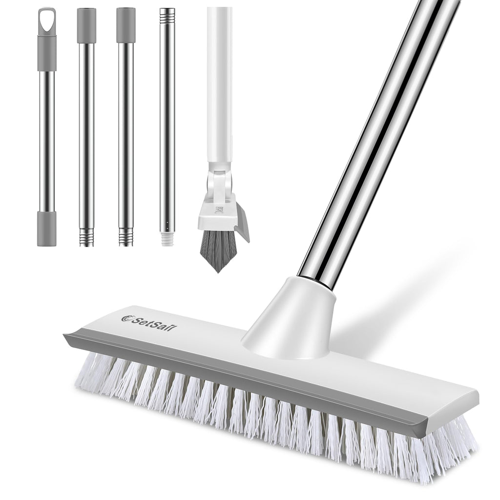 Floor Scrub Brush and Grout Brush with 51