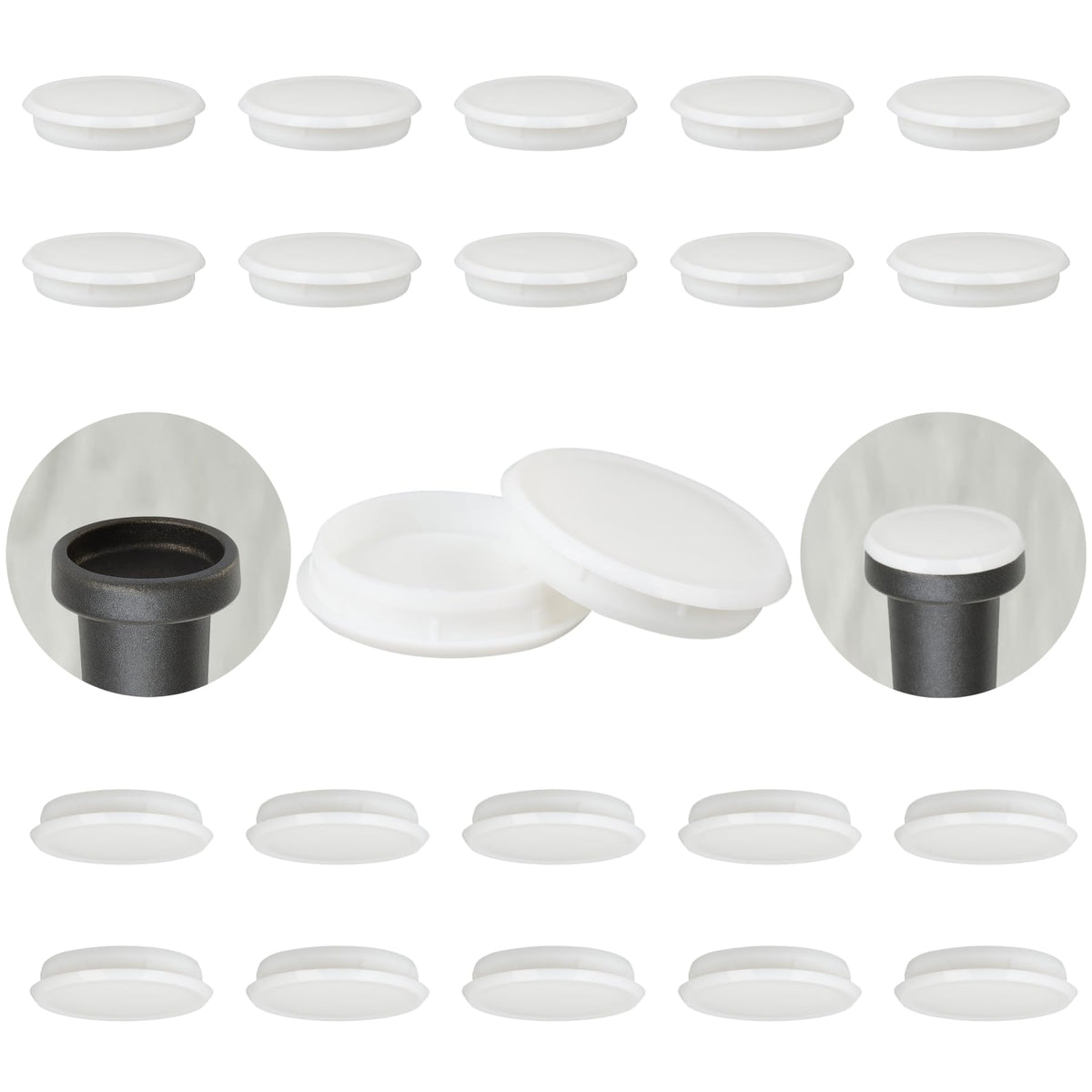 Wrought Iron Patio Furniture Feet Caps (24 Count)