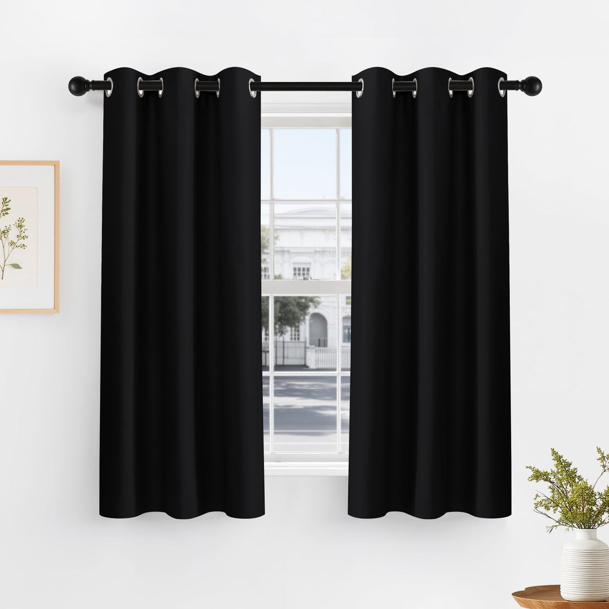 Bedroom Blackout Curtains (2 Count)