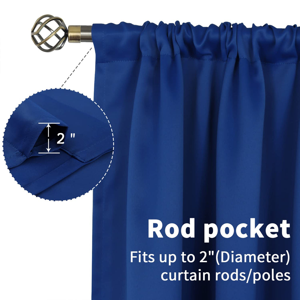 Blackout Curtains 54 Inch Length for Bedroom