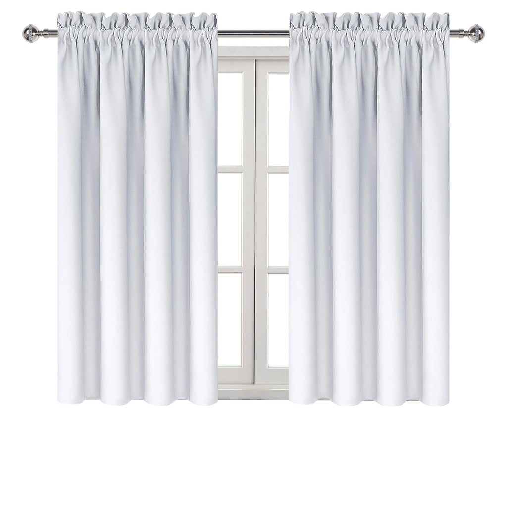 Blackout Curtains for Bedroom Living Room 42 x 45 Inch Long 2 Panels (2 Count)