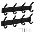 Wall Hooks Heavy Duty Aluminum Towel Hooks for Hanging Coat (2 Count)