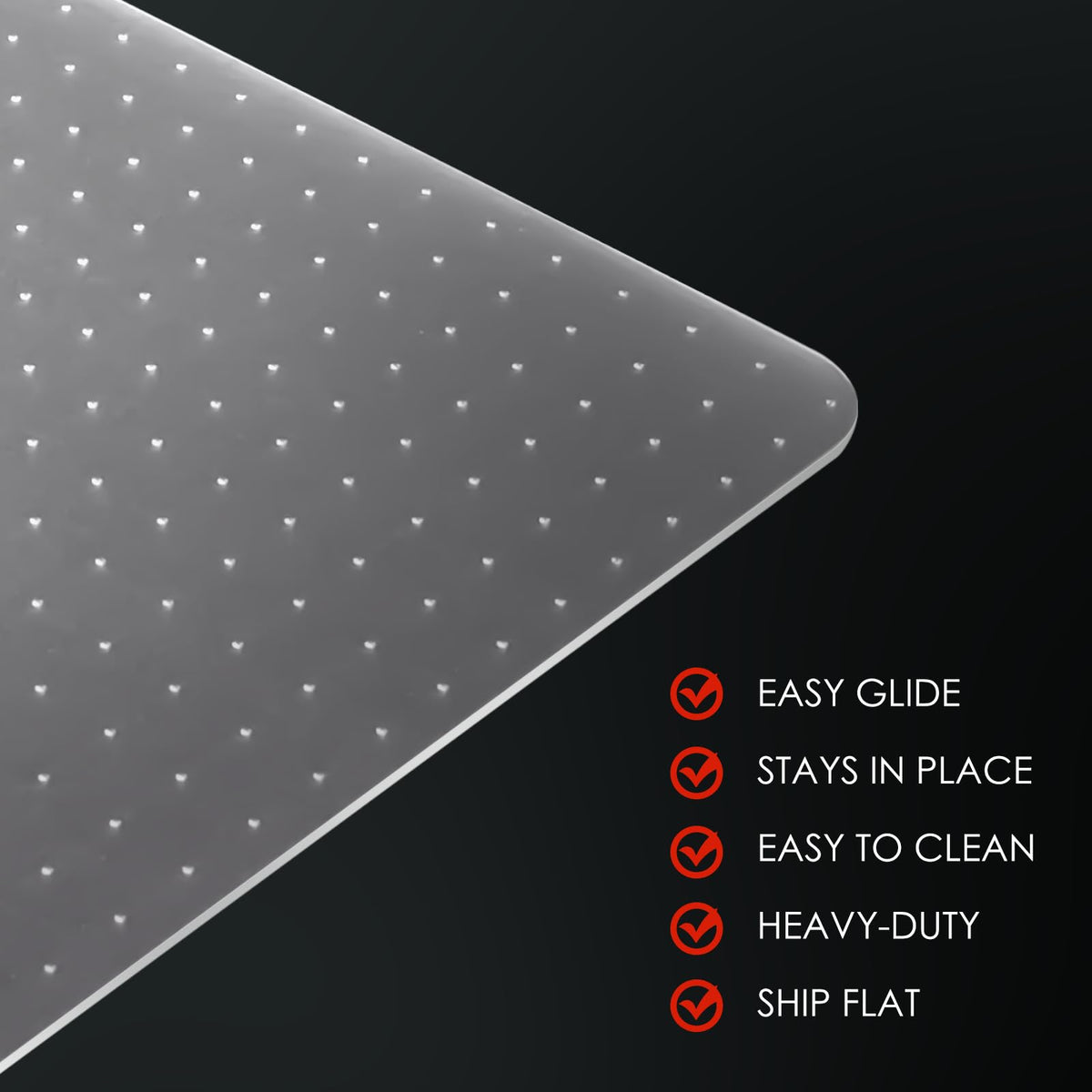 Office Chair Mat for Carpet (2 Count)