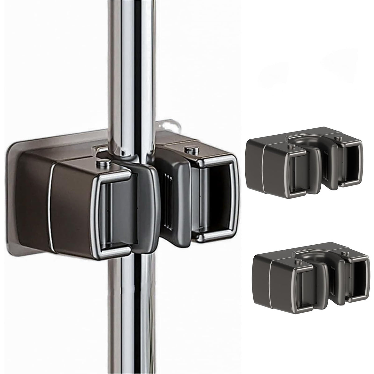 3 Pack Heavy Duty Mop Holder Wall Mount (3 Count)