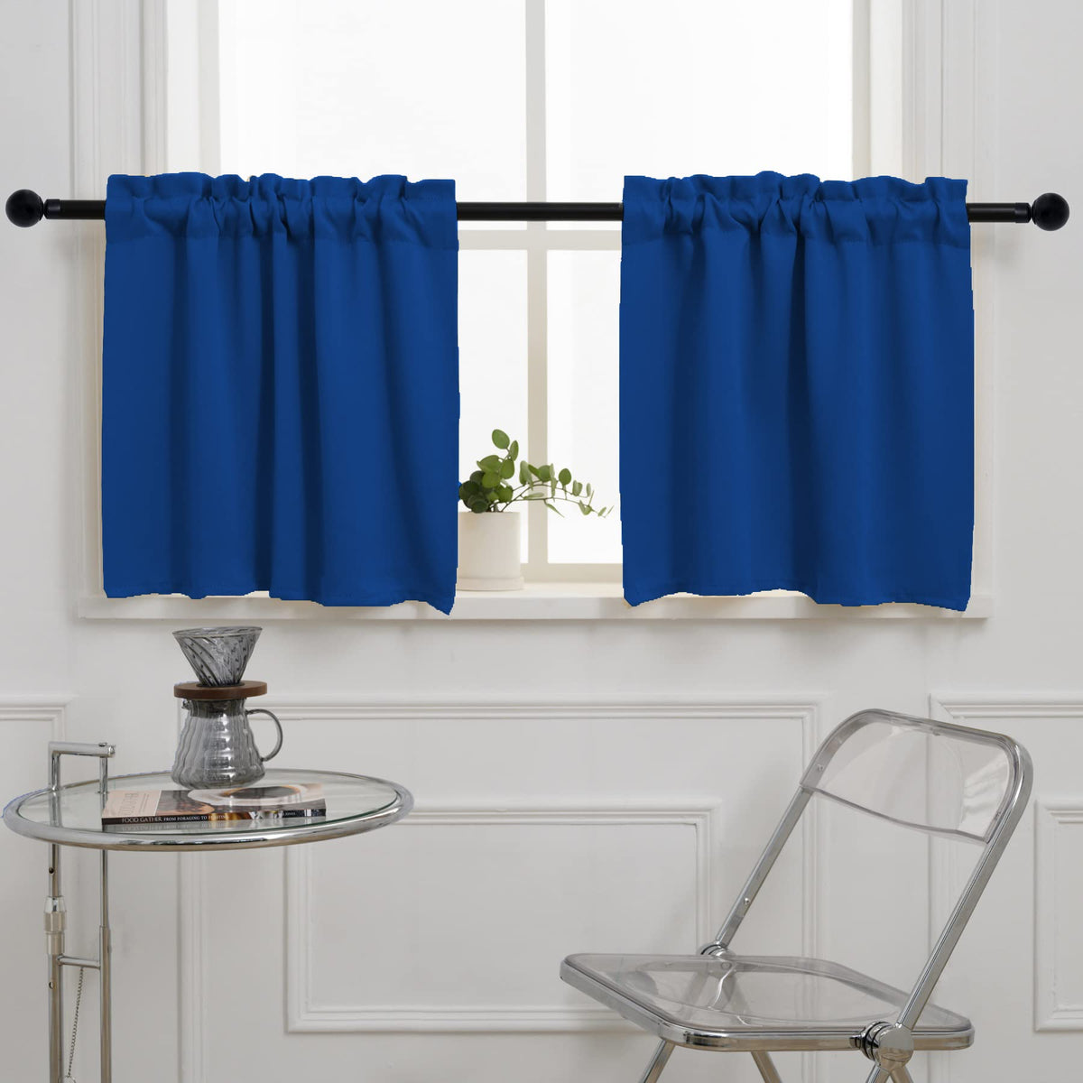 Cafe Curtain Half Window Tier Curtain (2 Count)