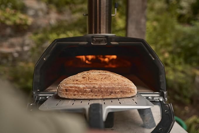 Ooni Karu 2 Pro Multi-Fuel Pizza Oven - Wood and Gas Outdoor Pizza Oven with Pizza Stone & Integrated Thermometer, Pizza Oven Outdoor, Dual Fuel 16 Inch Pizza Maker, Outdoor Cooking Grill