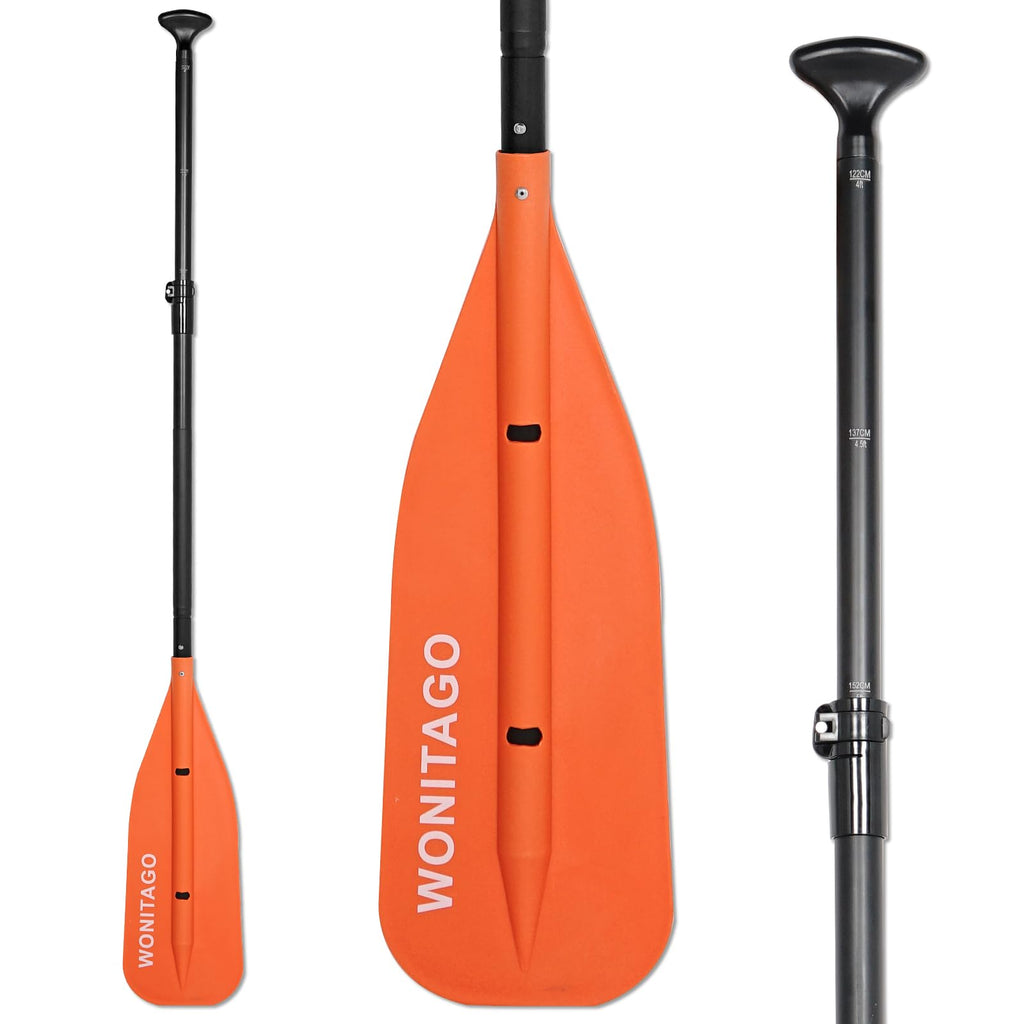 WONITAGO Canoe Paddle - 5 FT, Adjustable, Collapsible