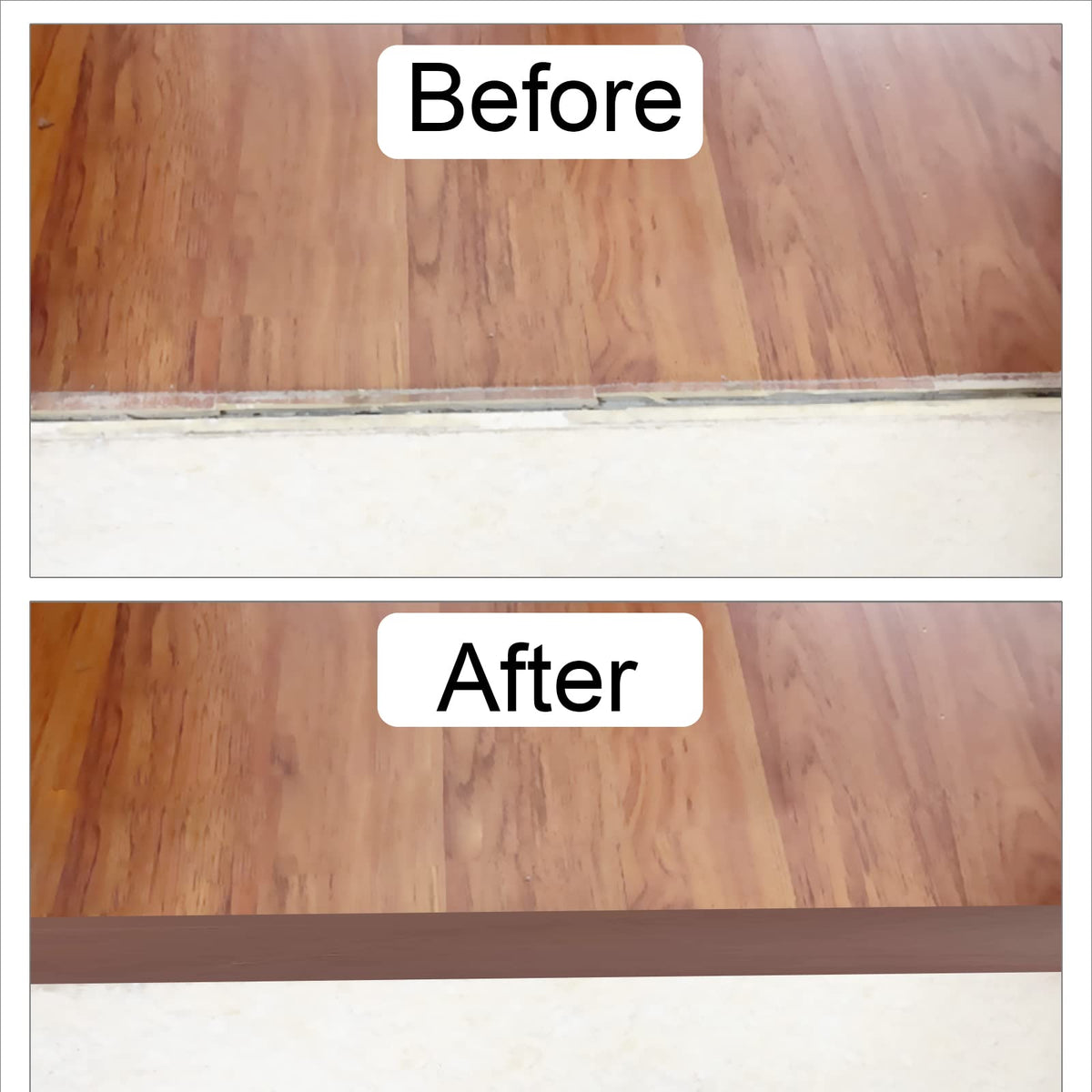 Floor Transition Strip & Self Adhesive Floor Vinyl Floor Edge Trim Laminate Floor Gap Covering Joining Strip (118 Foot)