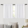 Small Window Curtains for Kitchen Bathroom Cafe RV Camper (2 Count)
