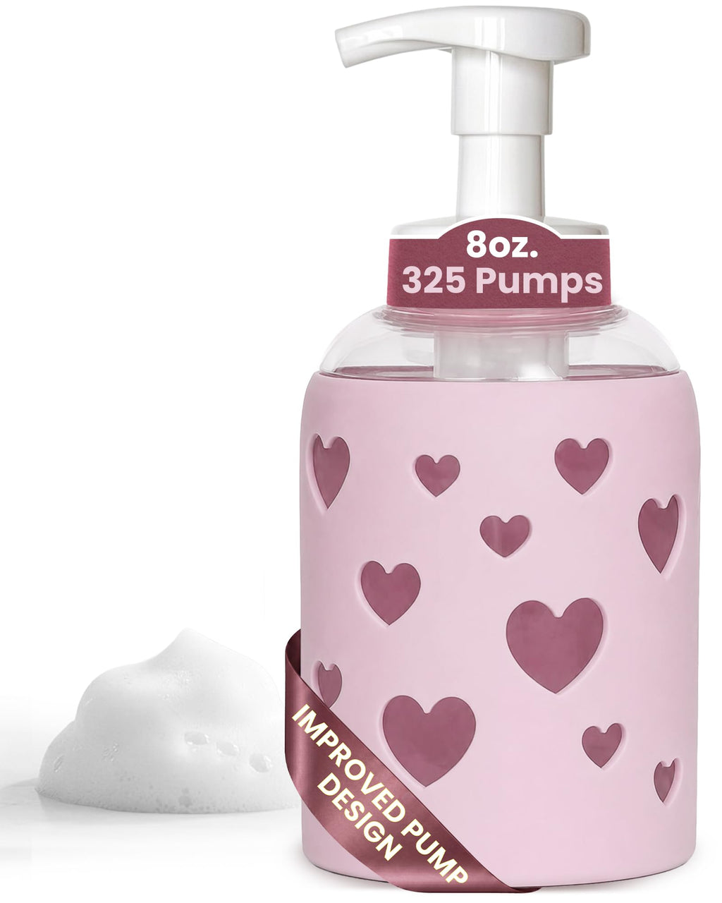 Foaming Hand Soap Dispenser Glass
