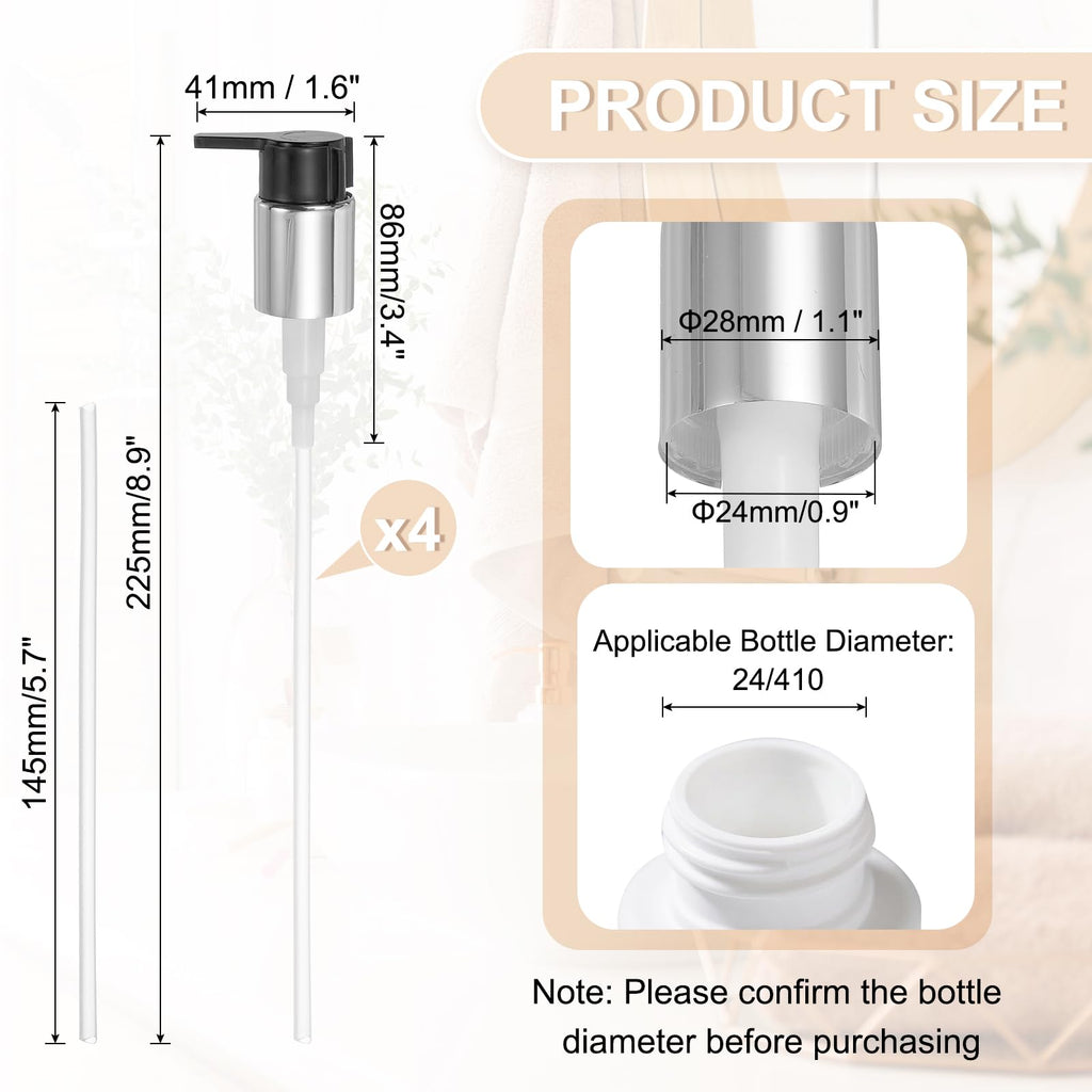 4 Pcs Soap Dispenser Pump Heads