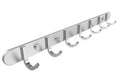 Towel Hook Rack Brushed Nickel 17