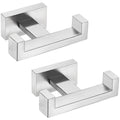 Bathroom Double Hook Brushed Nickel (2 Count)