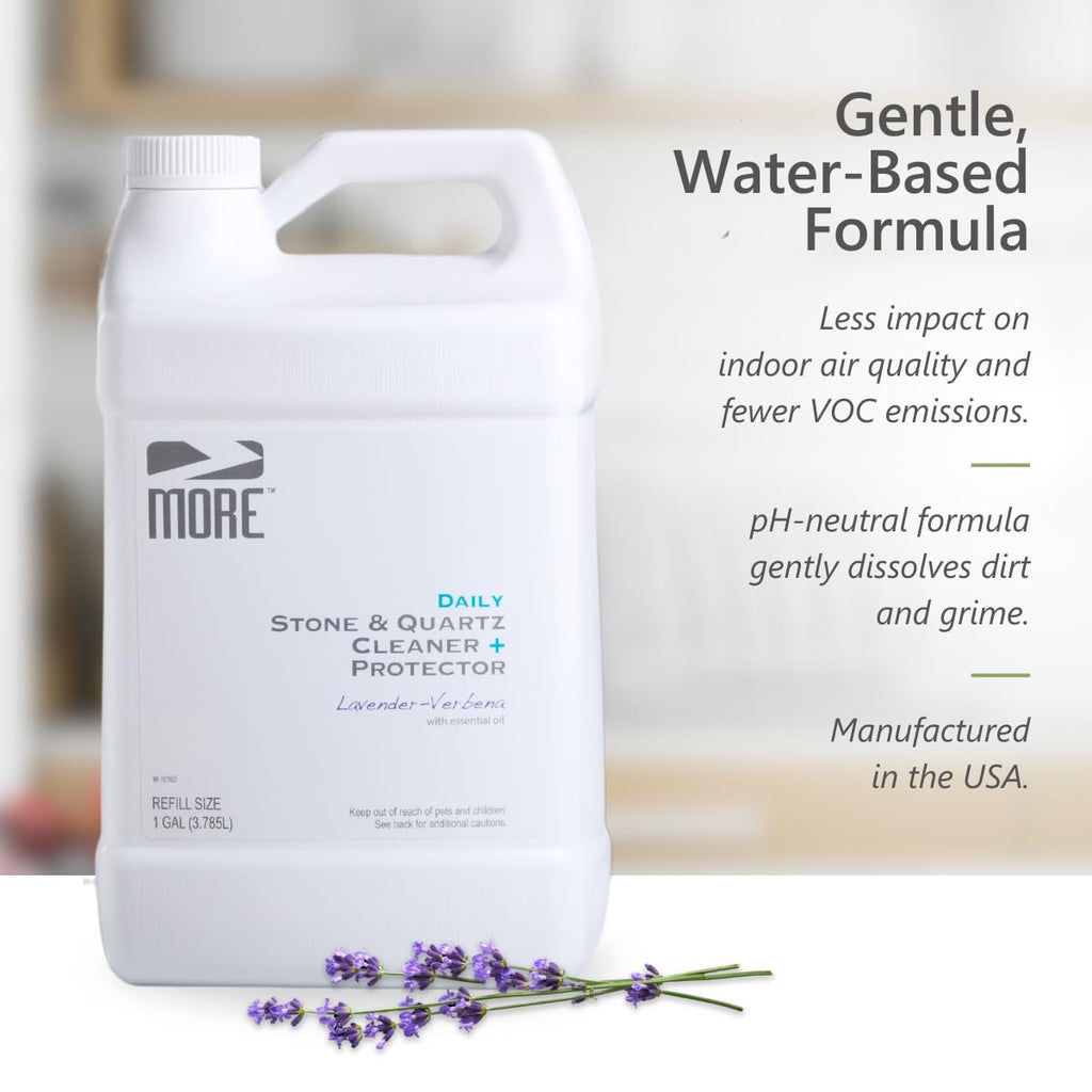 MORE Stone & Quartz Cleaner + Protector (128 Fl Oz)