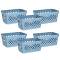 Plastic Baskets for Organizing (6 Count)