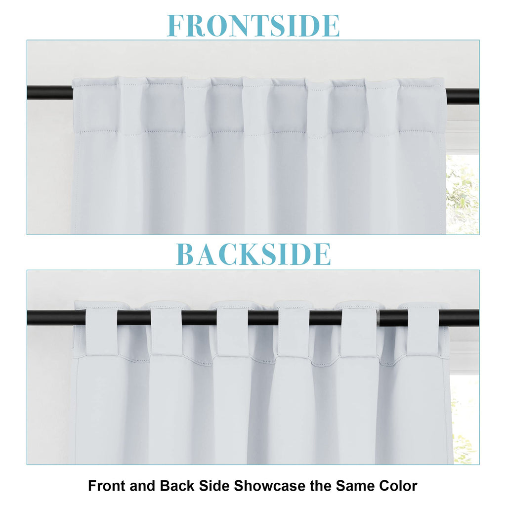 Blackout Curtains 72 inches Long for Bedroom (2 Count)