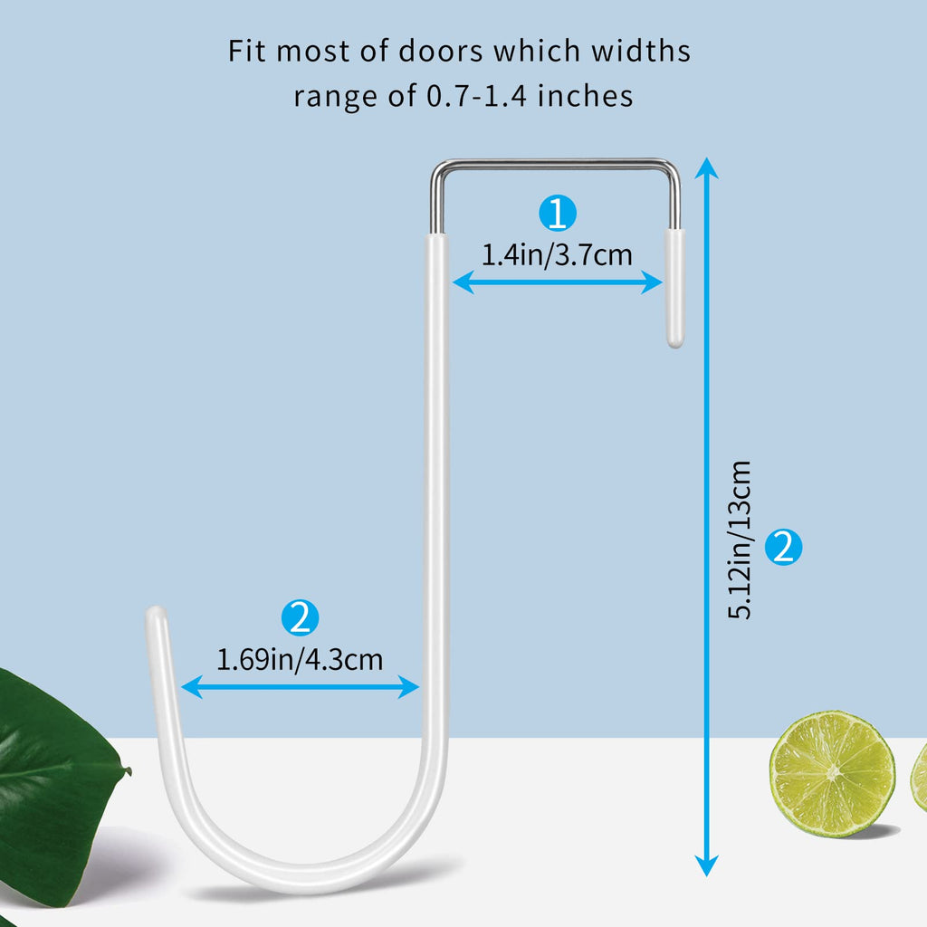 Over the Door Hooks (4 Count)