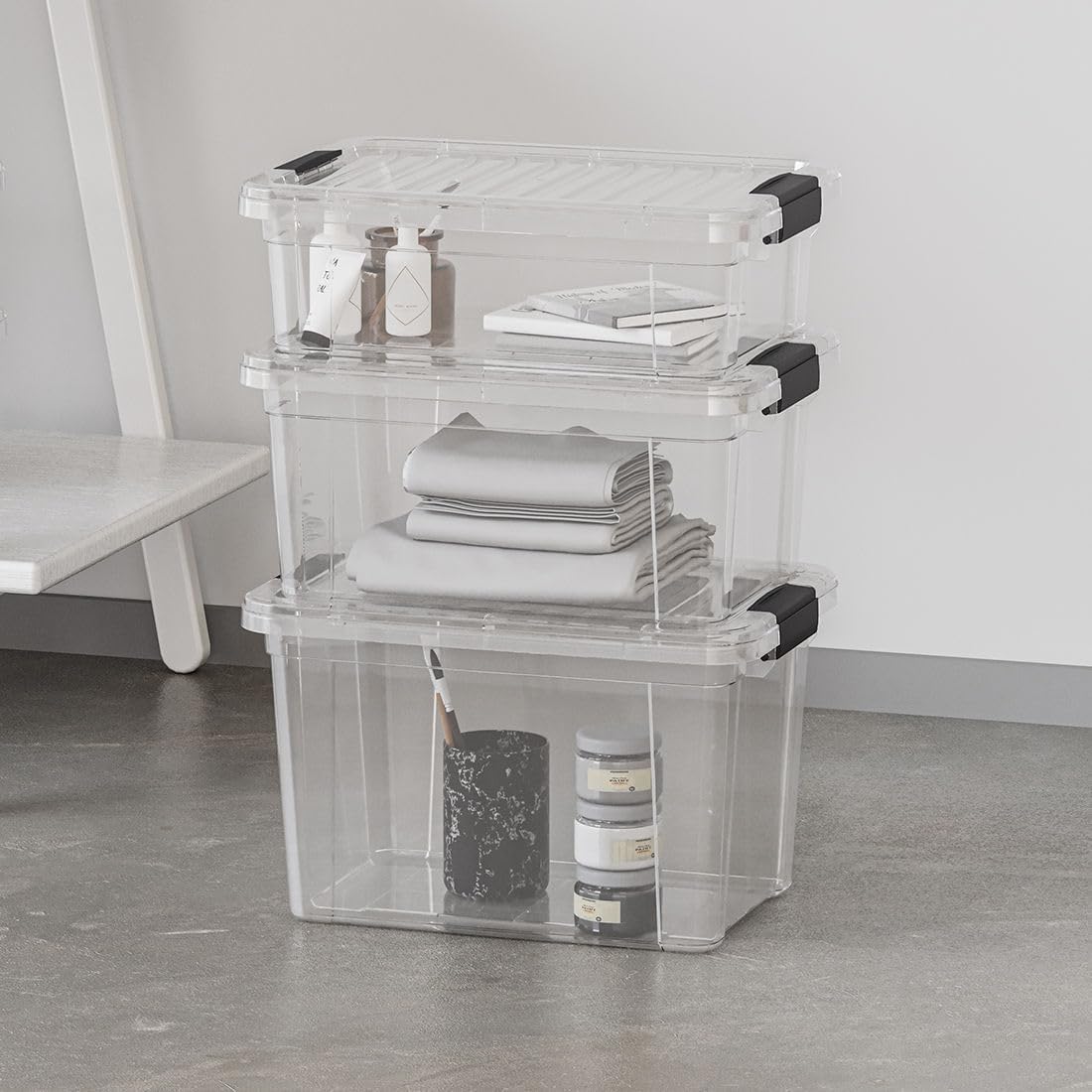 Clear Storage Box with Lid