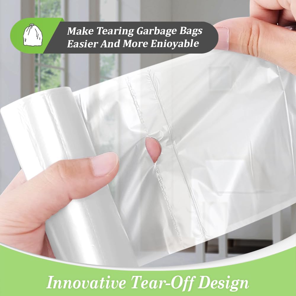2.6 Gallon 330 Counts Strong Trash Bags Garbage Bags by Teivio