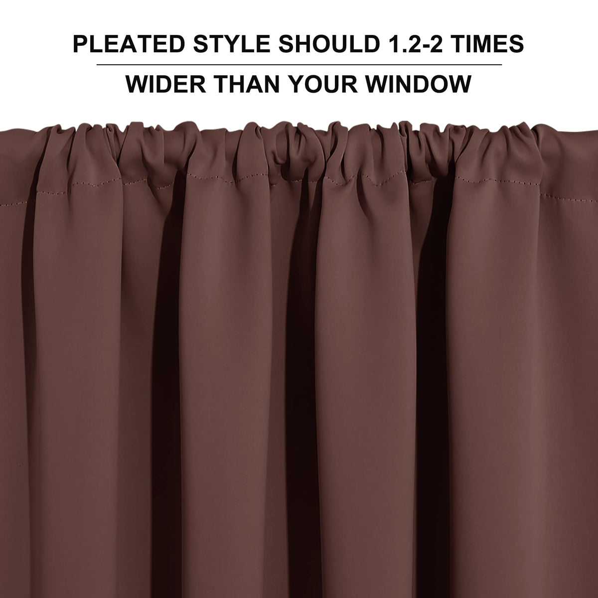 Small Window Curtains 45 inches Length for Kitchen Cafe Bathroom