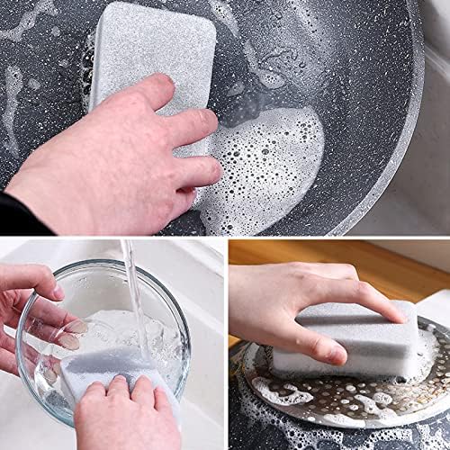 Individually Wrapped Sponges Kitchen Dishwashing Sponge Bulk(Grey-40 Pack)