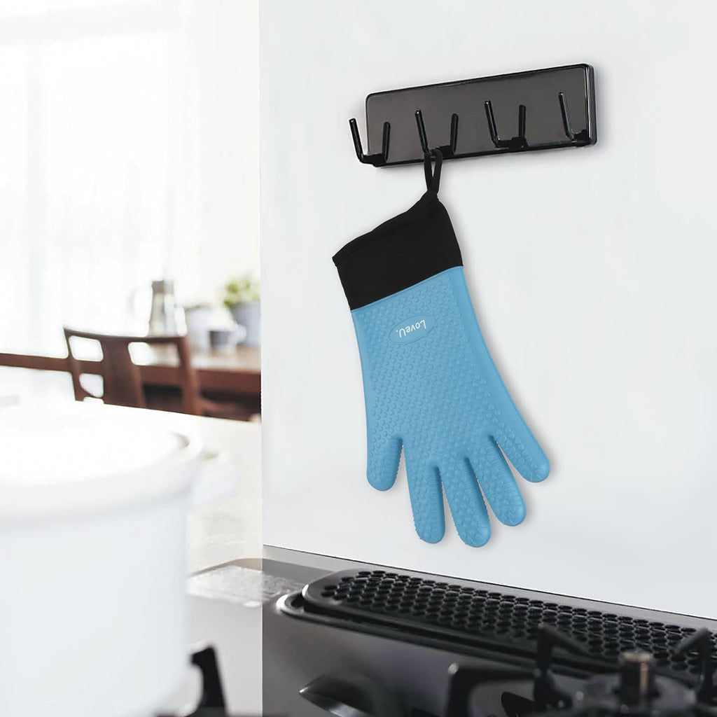 Silicone Oven Mitts Gloves (11 Ounce)