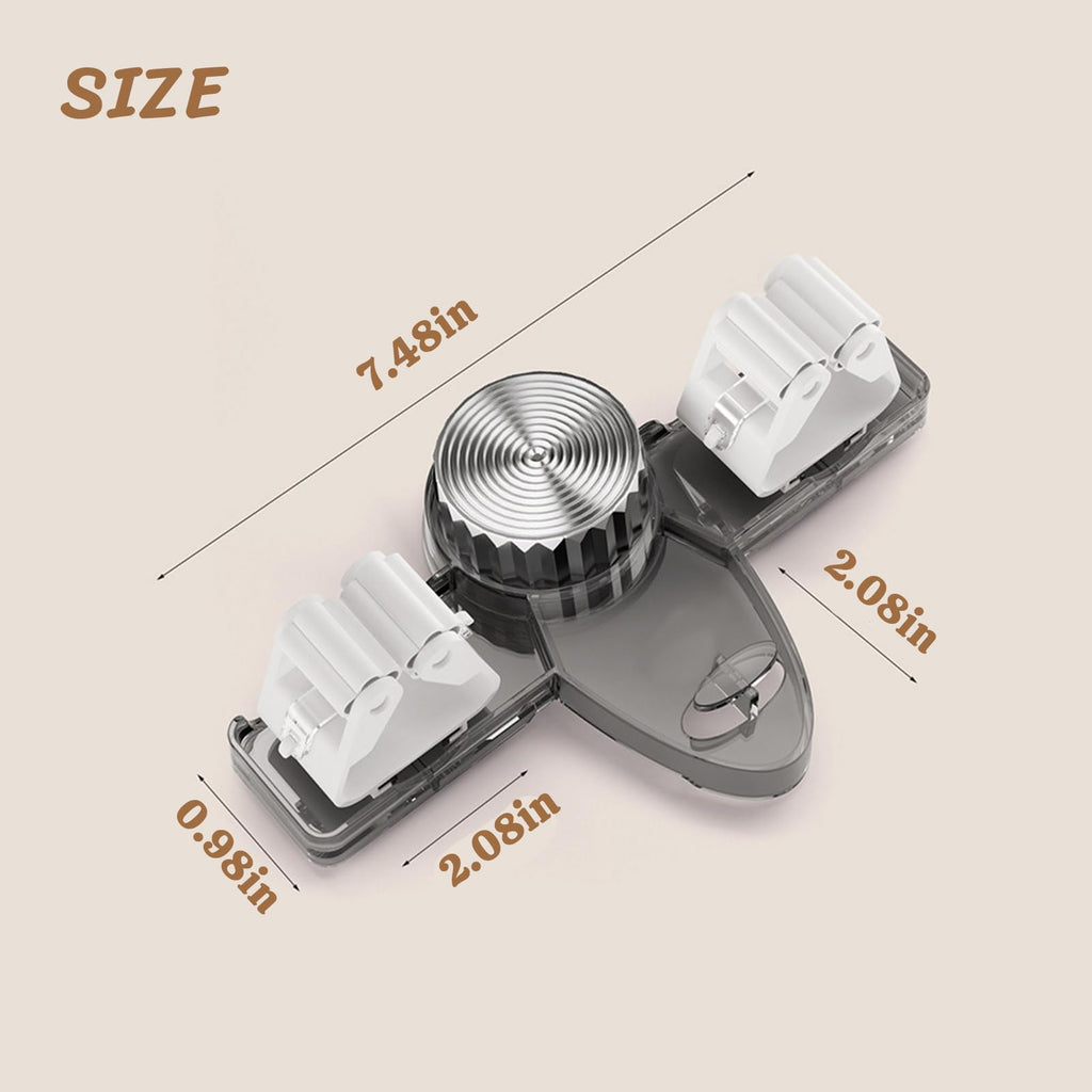 3 Pcs Wall Mounted Broom and Mop Holder Powerful Suction Cups Heavy Duty Garden Tool Organizer Rack for Garage