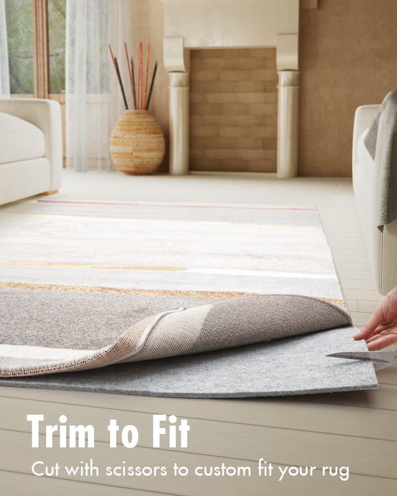 6x9 Non Slip Felt Rug Pad for Hardwood Floors (54 Sq Ft)